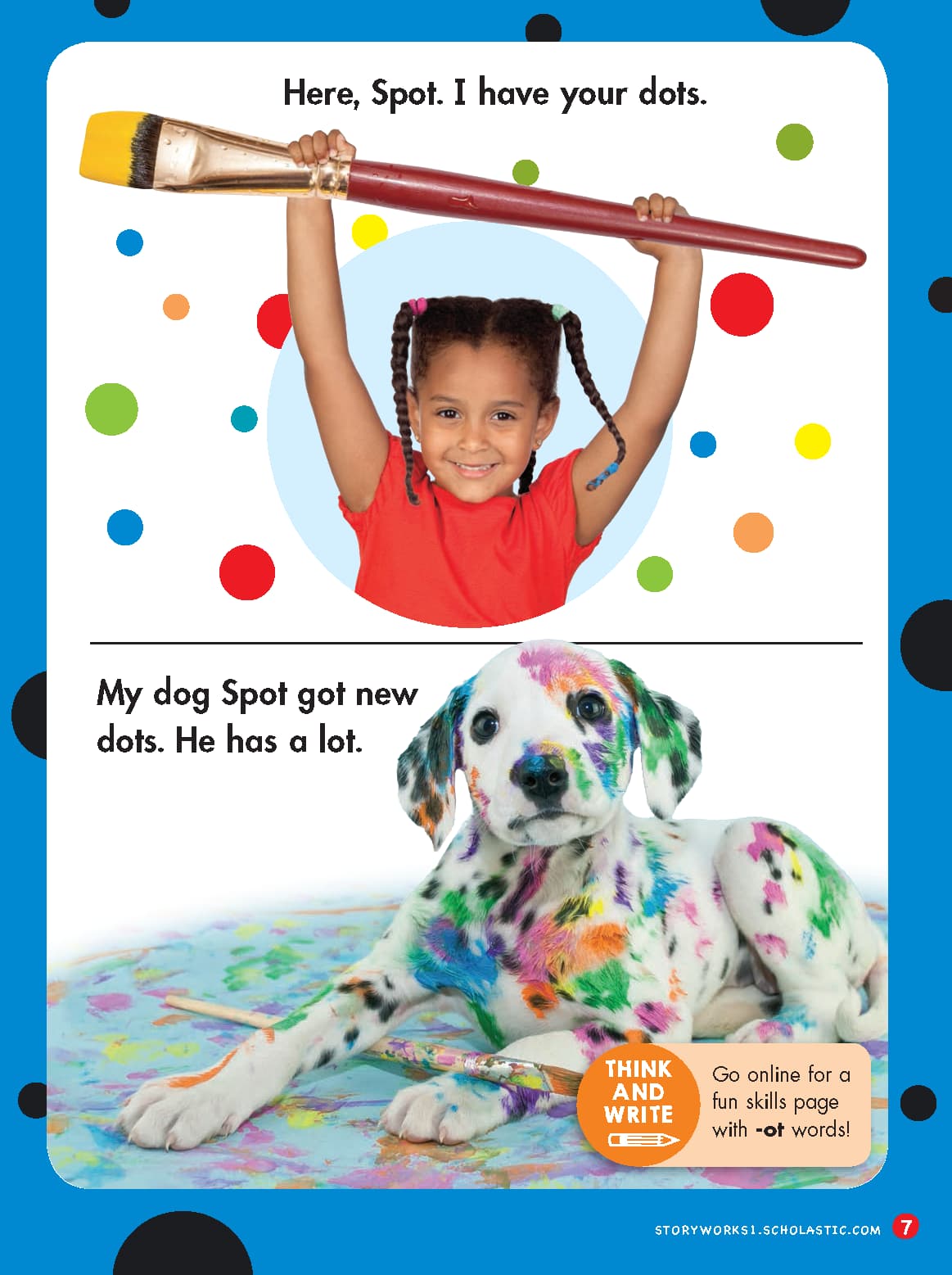  a sample page from an issue of Storyworks 1